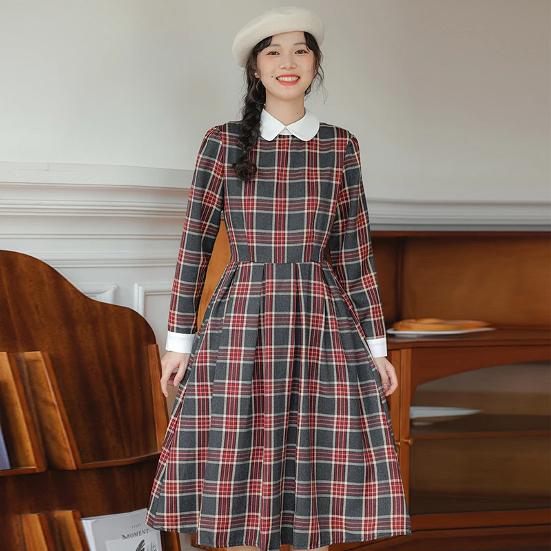 Осенне-зимнее платье для маленьких людей женское новое легкое роскошное