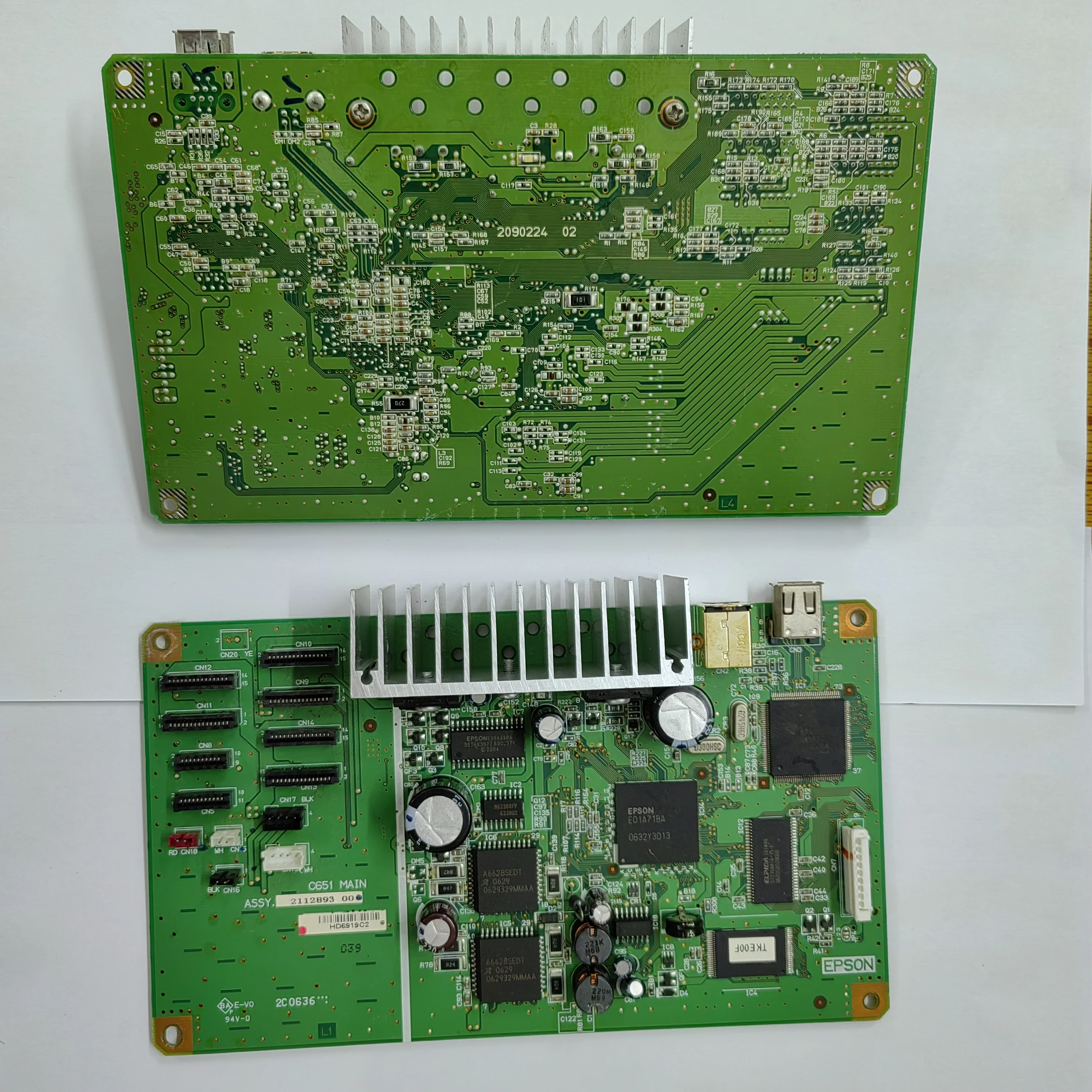 Фото Основная плата логики R1800 R2400 Материнская плата для принтера Epson R1800 R2400 Плата форматирования №5