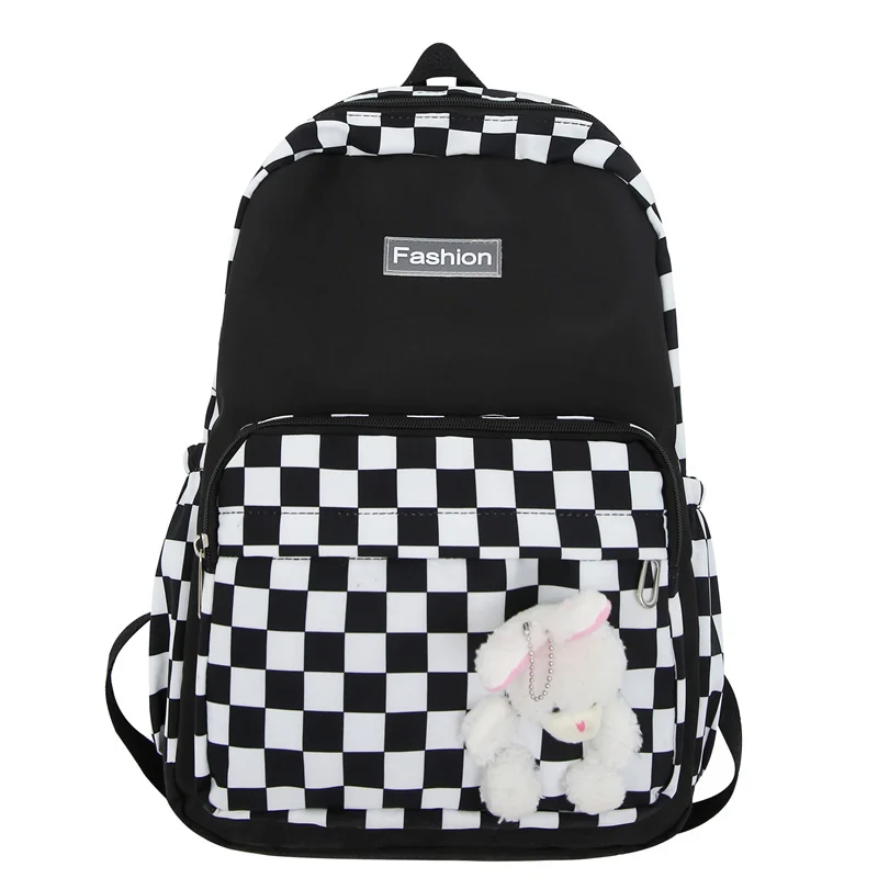 

New Waterproof Nylon Large Capacity Women Backpack Fashion Casual Travel Shoulders Schoolbag for Teenager Girls Kawaii Bookbag