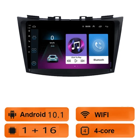 Автомобильная магнитола 9 "Android 11 для Suzuki Swift 2011-2015, автомобильный DVD-мультимедийный плеер, система GPS-навигации, стерео MP5 carplay USB