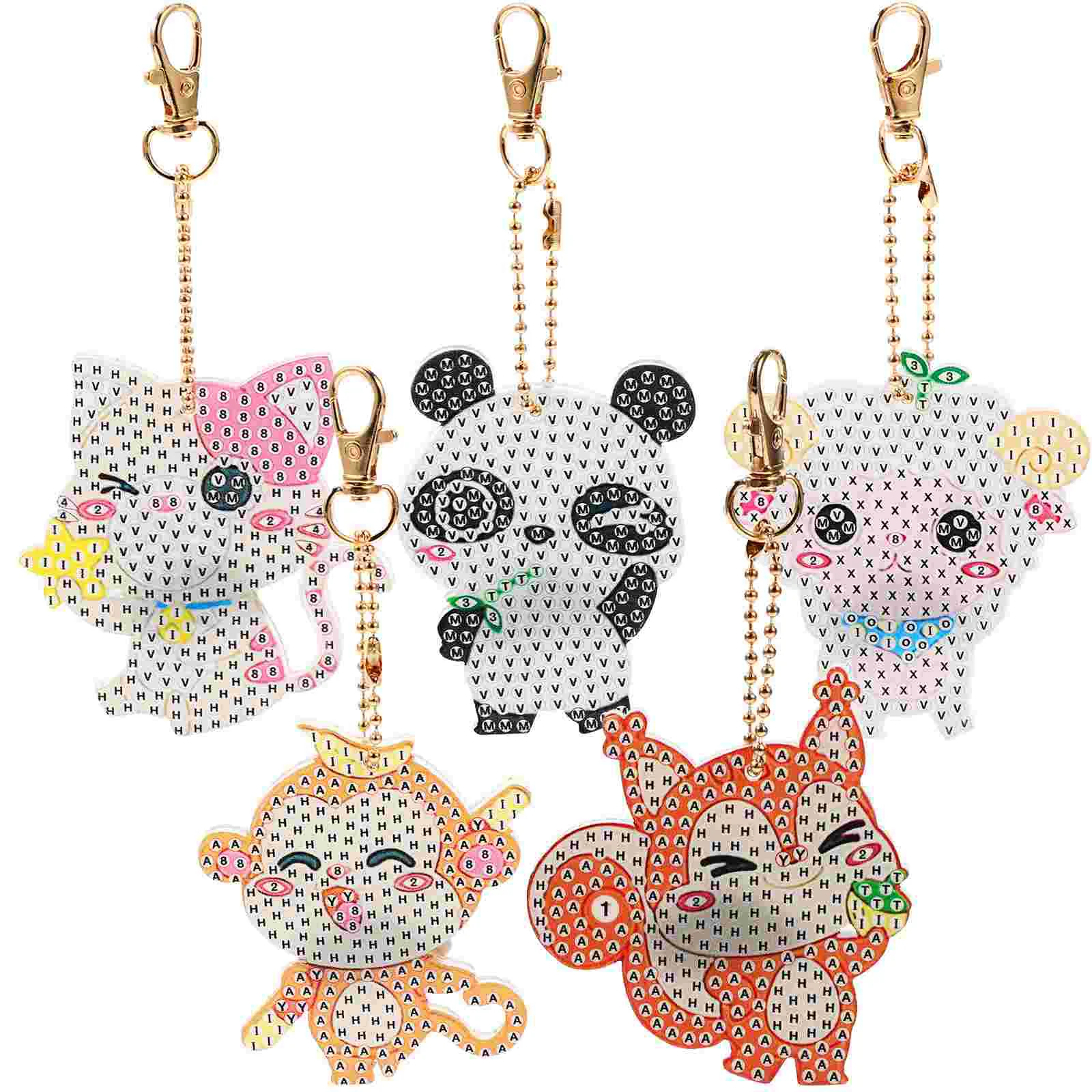 

Keychain Accessories Purse Charms Handbags Diamond 5d Mobile Rhinestone