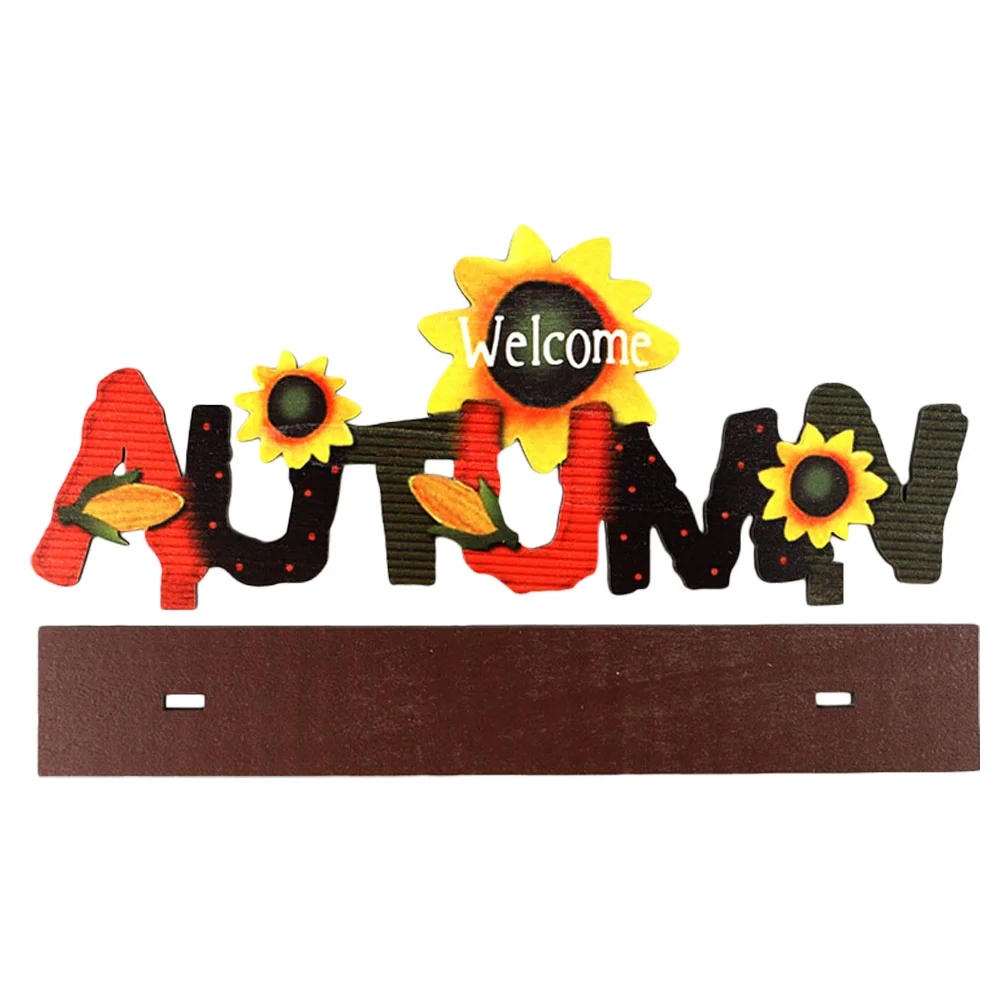 

1pc Thanksgiving Creative Thanksgiving Ornament Alphabet Decor Harvest Layout Prop for Thanksgiving
