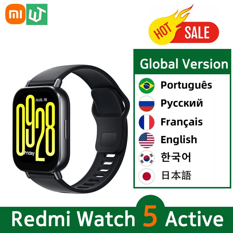 Фото Новая глобальная версия Xiaomi Redmi Watch 5 Active Smartwatch 2 