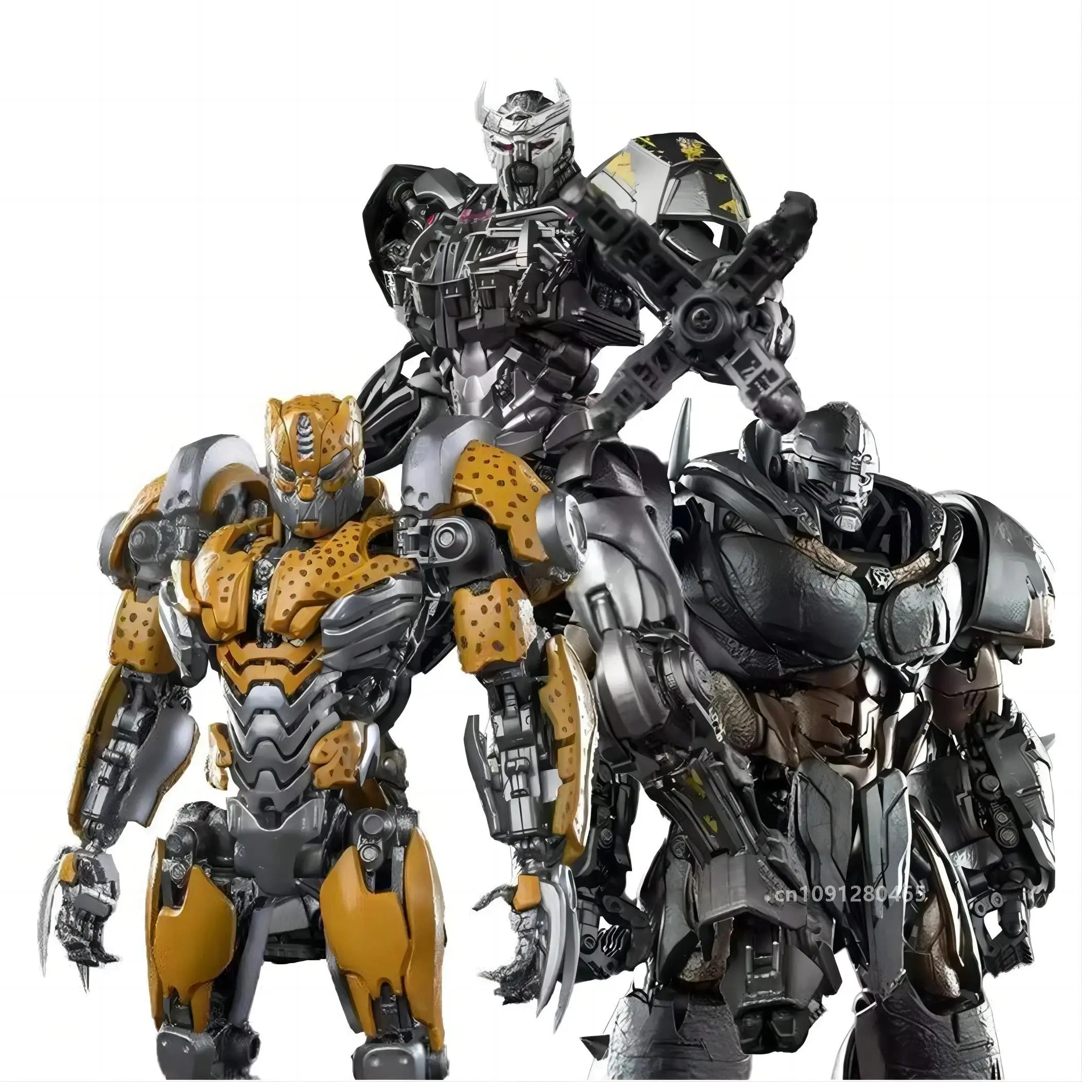 Трансформеры YOLOPARK: Rise of the Beasts Scourge Cheetor &amp Rhinox оригинальная фигурка отличная