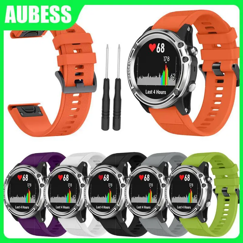 

Strap For Garmin Fenix 5Plus SmartWatch Silicone Wristband Bracelet Replacement Wrist Color Strap For Garmin Fenix 5 Smart Watch