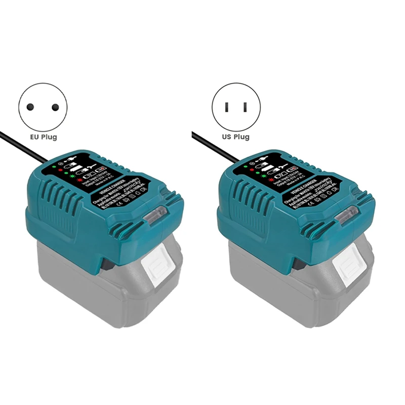 Портативное мини-зарядное устройство для литий-ионного аккумулятора Makita 18 В BL1415