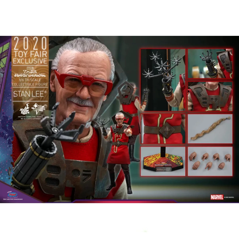

In Stock HotToys HT 1/6 MMS570 Thor 3 2020 Venue Limited Stan Lee 3.0 Action Figure Toy Gift Model Collection Hobbies
