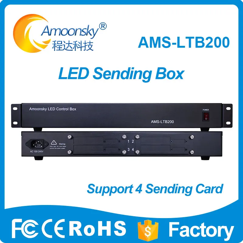 Support Installed 4 Sending Cards Led Sender Box LTB200 in Led Displays