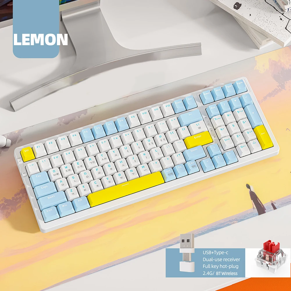 

Клавиатура K96 игровая Механическая с USB-портом и поддержкой Bluetooth, 2,4 ГГц