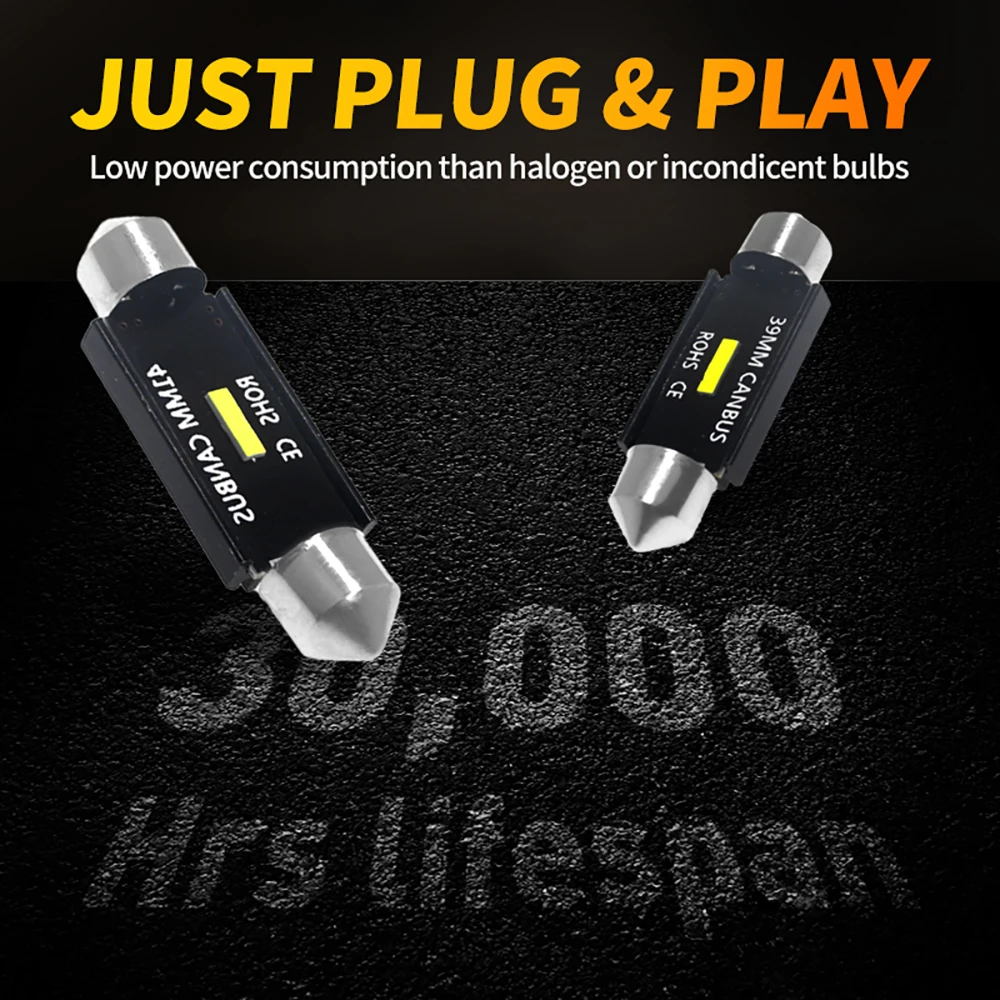 10 Шт. C5W CSP 1860 SMD Canbus Сигнальная Лампа 31 Мм 36 39 41