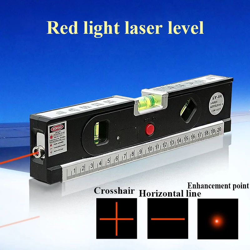 Red Line Construction Lazer Self Leveling Horizontal Vertical Laser Level Vertical Cross Lines Indoors And Outdoors Laser Guide