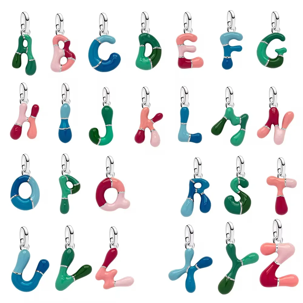 Подвеска в виде буквы алфавита LILAPURA из стерлингового серебра 925 пробы