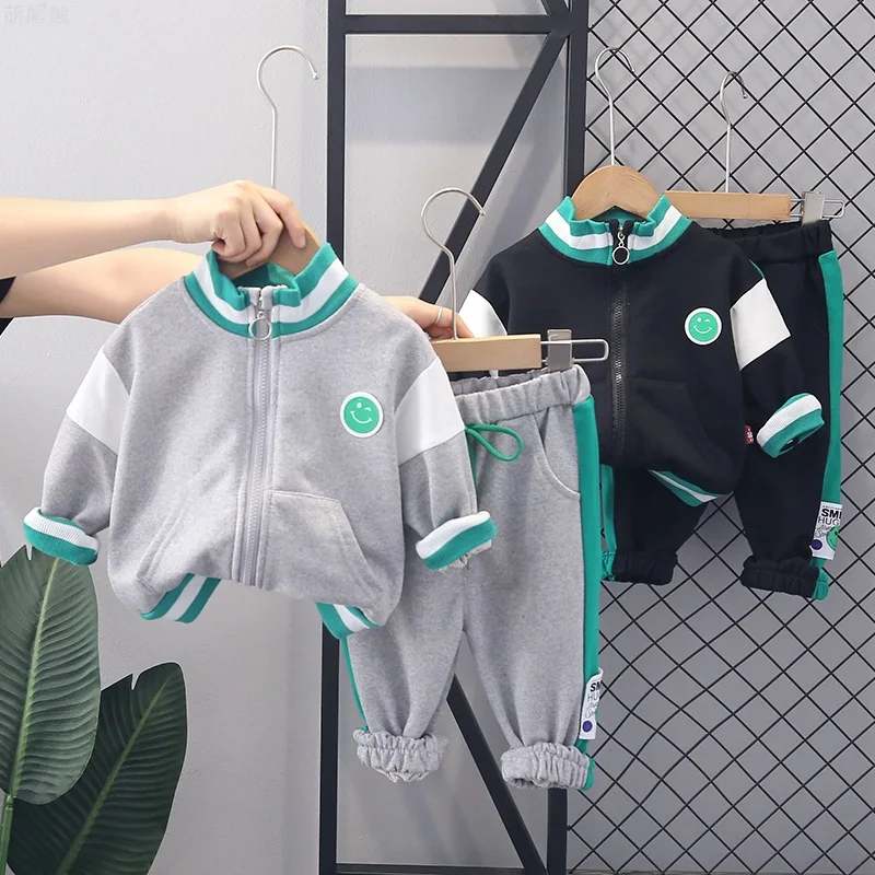 

Baby Boys Clothes Sets Spring Autumn 0 1 2 3 Years Toddler Sports Coats Pants 2pcs Tracksuits For Baby Outfits Kids Casual Suit