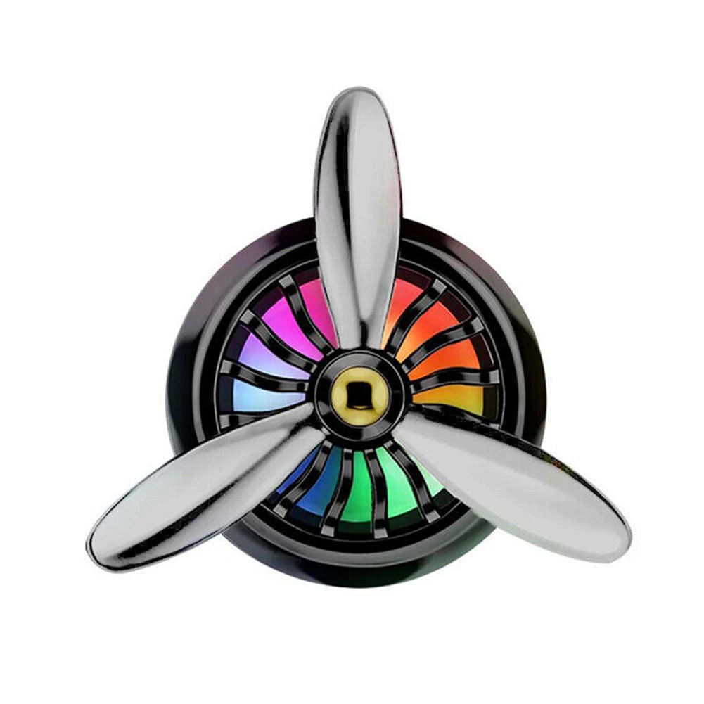 

Air Freshener Car Flavor Clip Flavor Clip Rotating LED Fragrance Car Air Freshener Car Flavor Clip Stylish Brand New