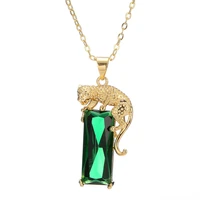real 14k yellow gold natural emerald necklaces women silver 925 jewelry pierscionki bizuteria emerald gemstone pendant necklaces