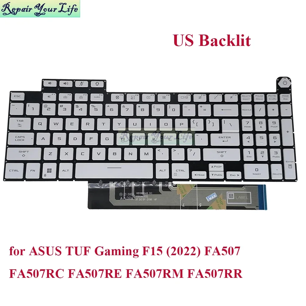 Американская английская клавиатура для ноутбука ASUS TUF Gaming A15 FA507 FA507RE FA507RM A17 FA707