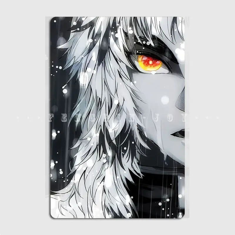 

Demon Slayer Metal Sign Club Party Home Printing Garage Decoration Tin Sign Poster