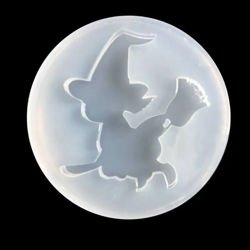 

Halloween Witch Pendant Mold Epoxy Resin Silicone Mold Jewelry Making Art Craft