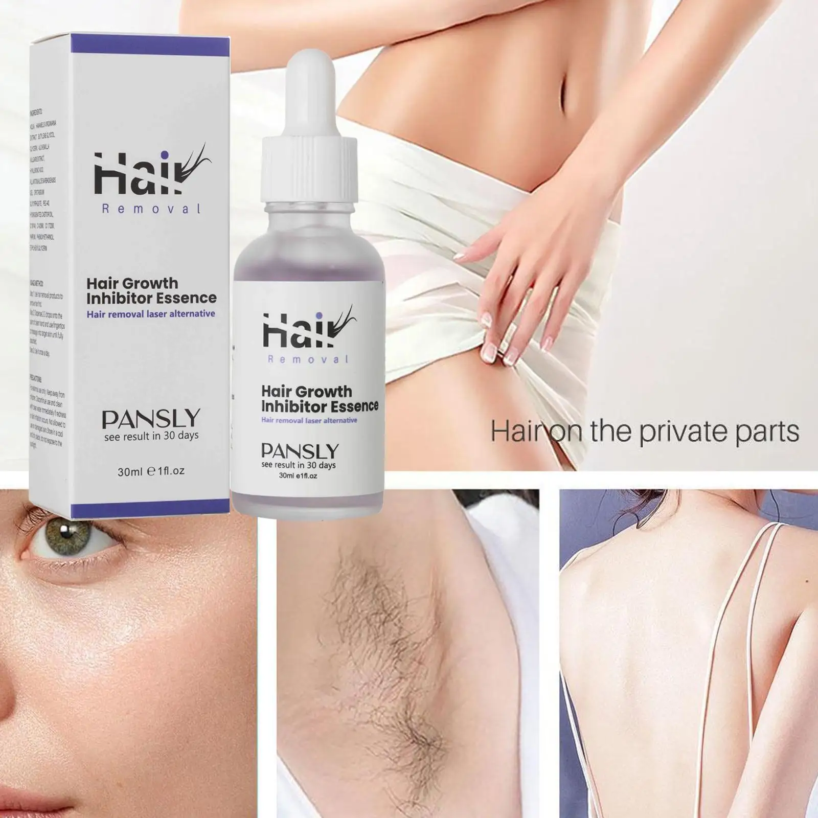 

Lavender Hair Growth Inhibitor Essence Hair Removal Bikini Body Smooths And Skin Redness Repair Repair Beard Allergy Armpit Q0F5