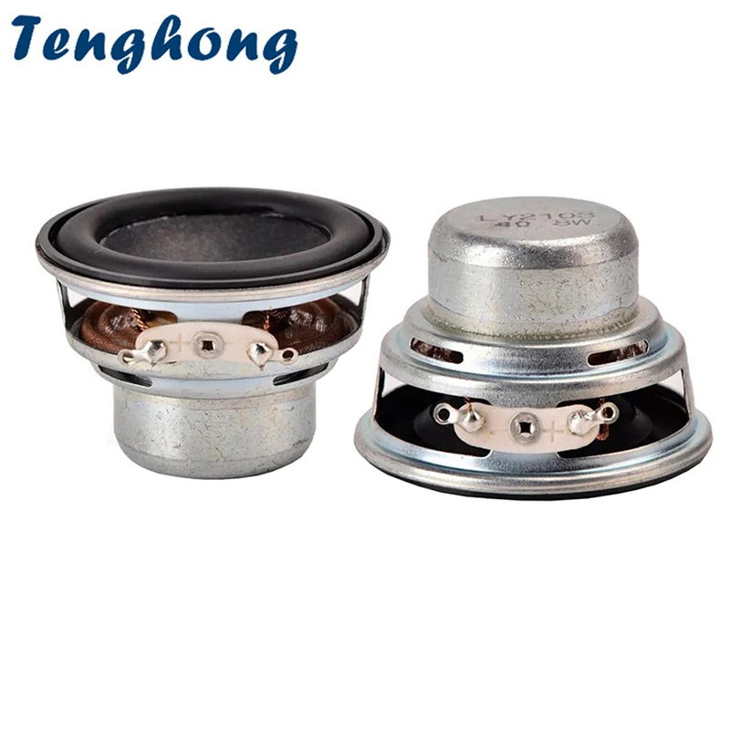 

Tenghong 2pcs 40MM 4 Ohm 8W Portable Bluetooth Audio Full Range Speakers 18 Core Home Theater Sound Loudspeaker