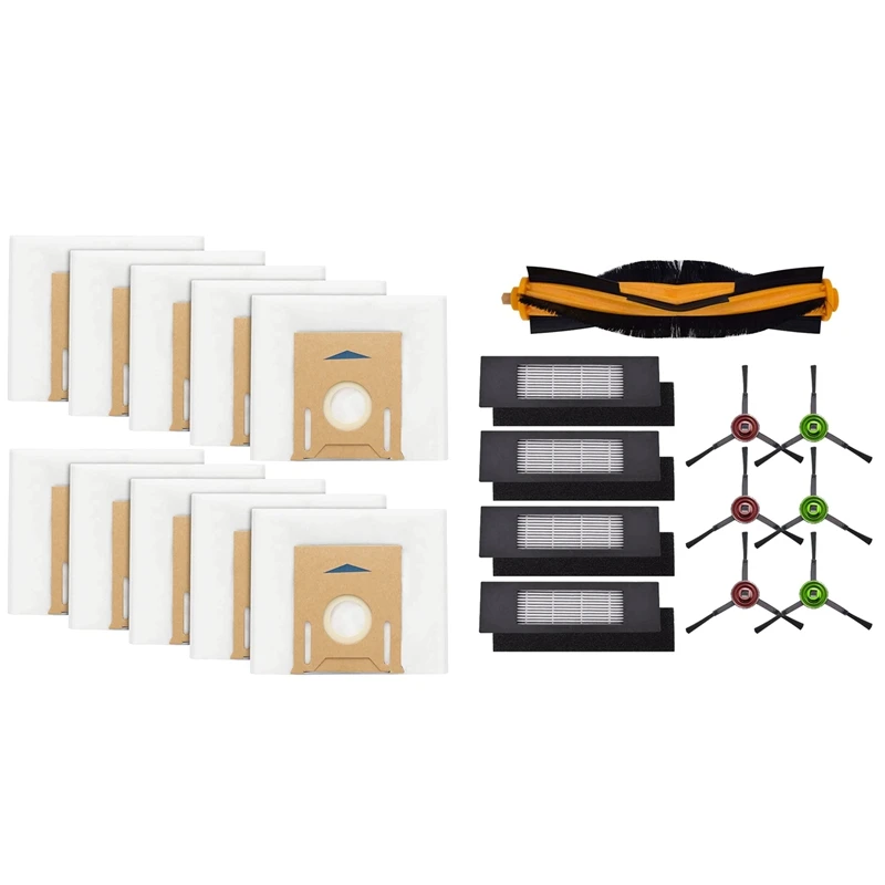 

10 Pack Dust Bags With Replacement Parts Brush Filters Kit