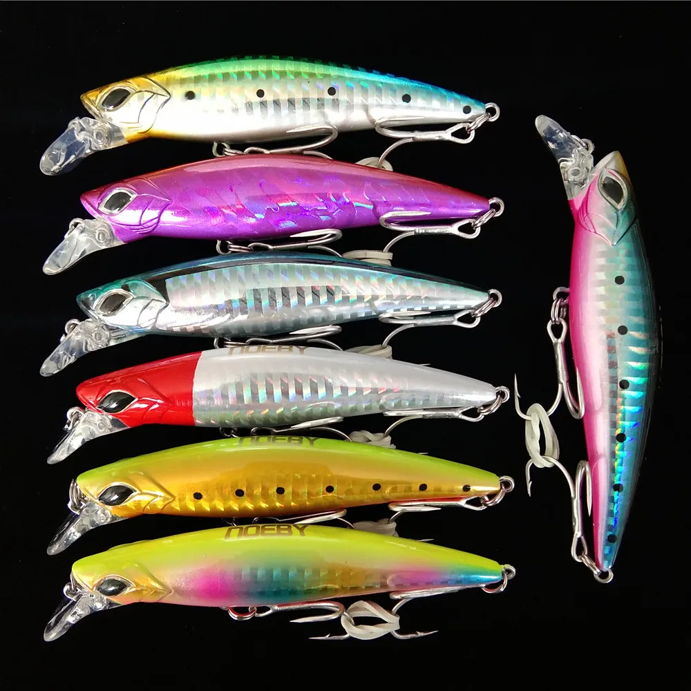 

Noeby Sinking Fishing Lure 90mm 21g Sinking Minnow 0.5-2m Artificial Hard Baits 9496 Wobblers Stickbait Saltwater Fishing Tackle