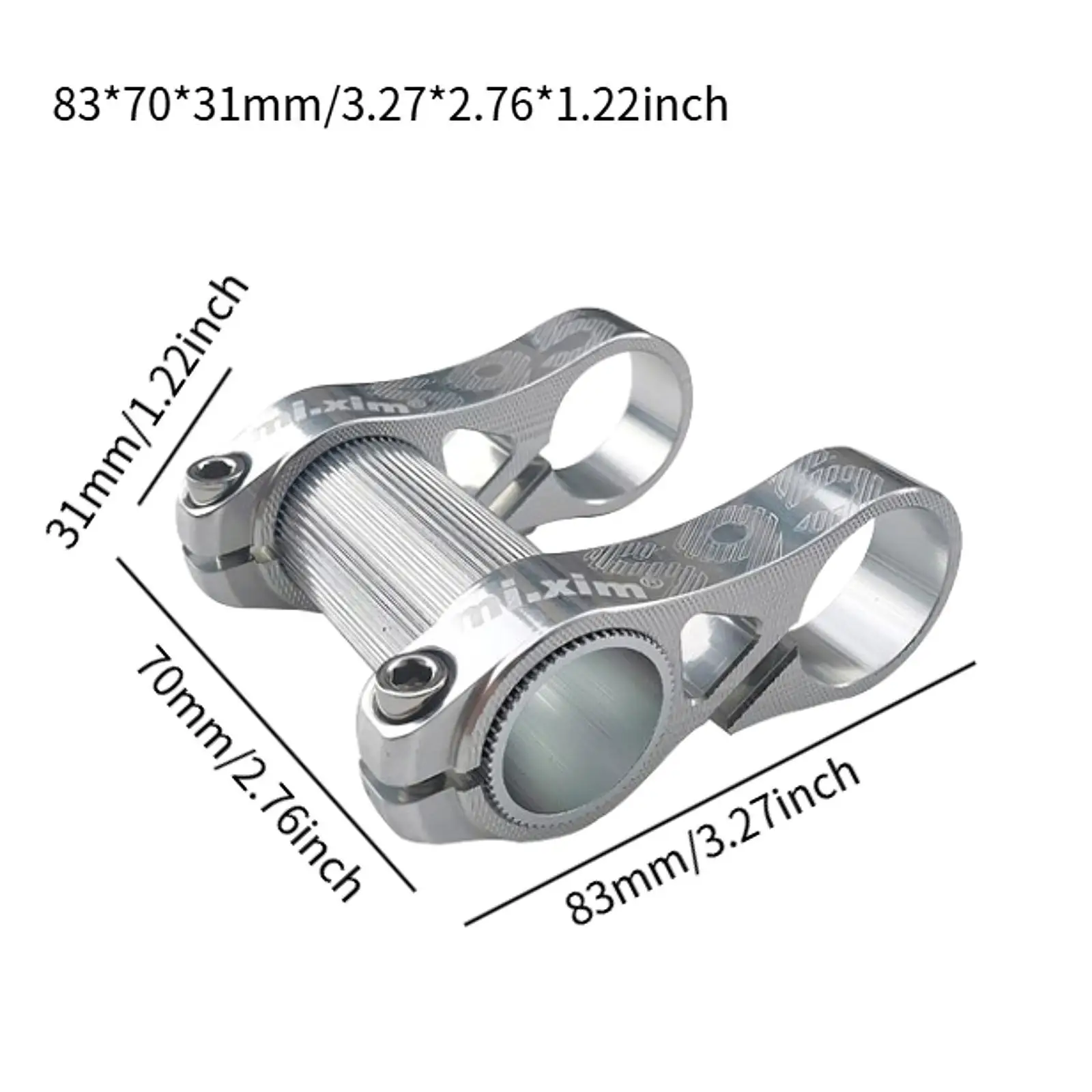 Складной велосипедный стержень 1 дюйм адаптер для руля двойной вынос передний