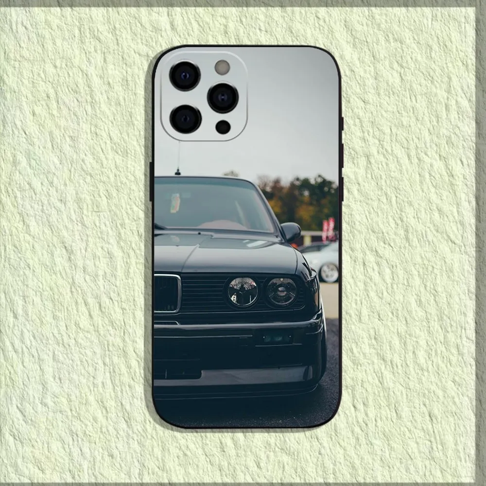 Чехол для телефона Cool Car E-E30 B-Bmwes iPhone 16 15 14 13 12 11 Pro X XS Max XR Plus Mini Soft Black Cover