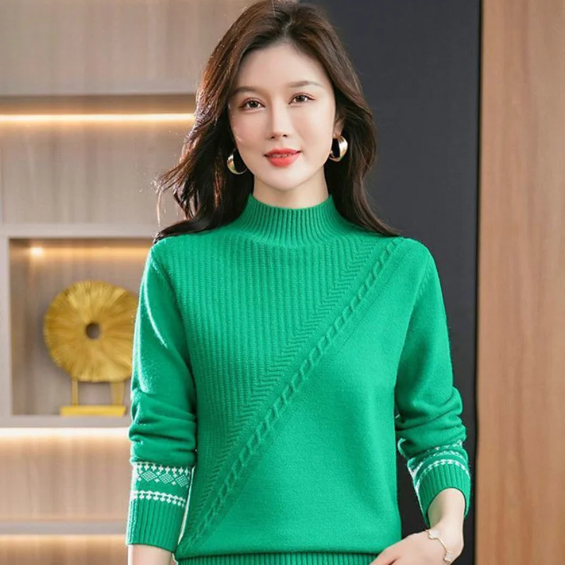 Новинка 2023 Женская куртка осенне-зимний шерстяной свитер кашемировая утепленная