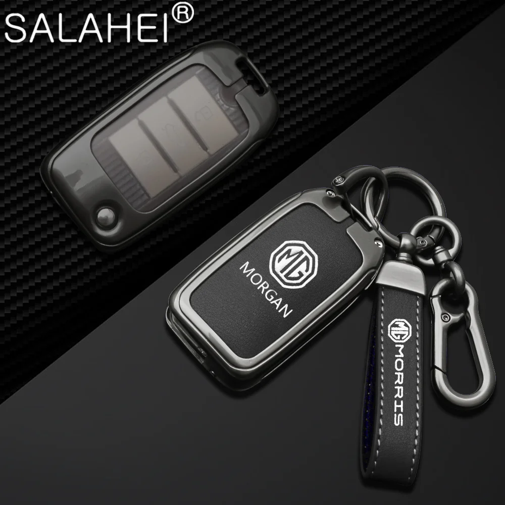 

Car Key Case Cover Key Bag Shell Holder Full Protection For MG MG3 MG5 MG6 MG7 ZS EV GT GS HS EHS EZS Auto Interior Accessories