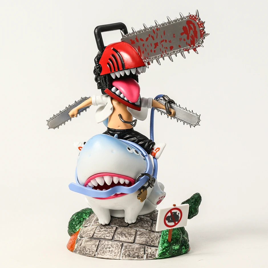 

Hot Anime Chainsaw Man Denji & Beam PVC Figure Brinquedos Model Gift Toy