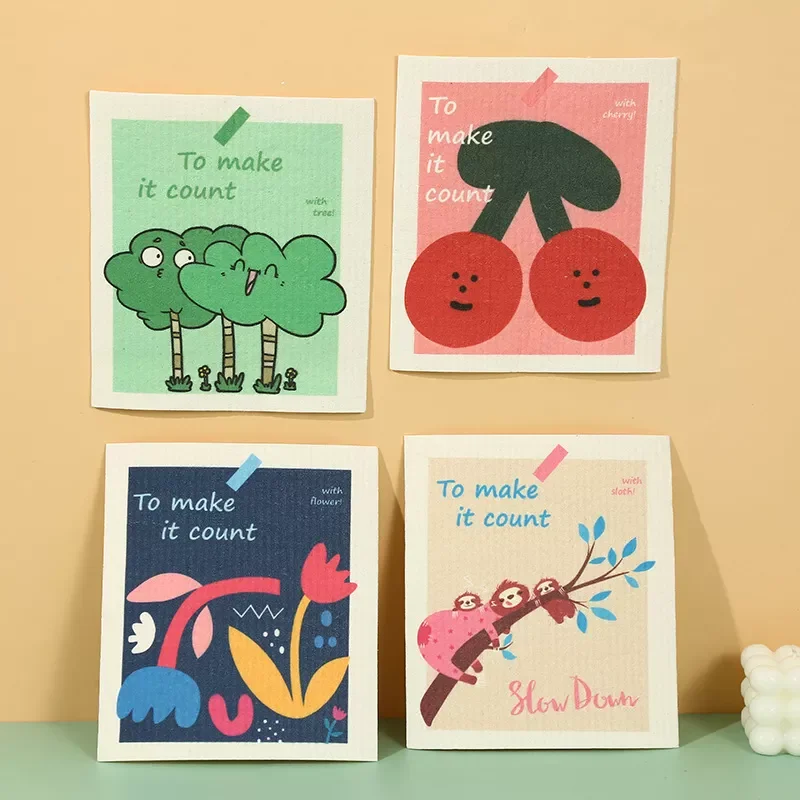 

Абсорбирующая салфетка для мытья посуды, 12 шт./лот