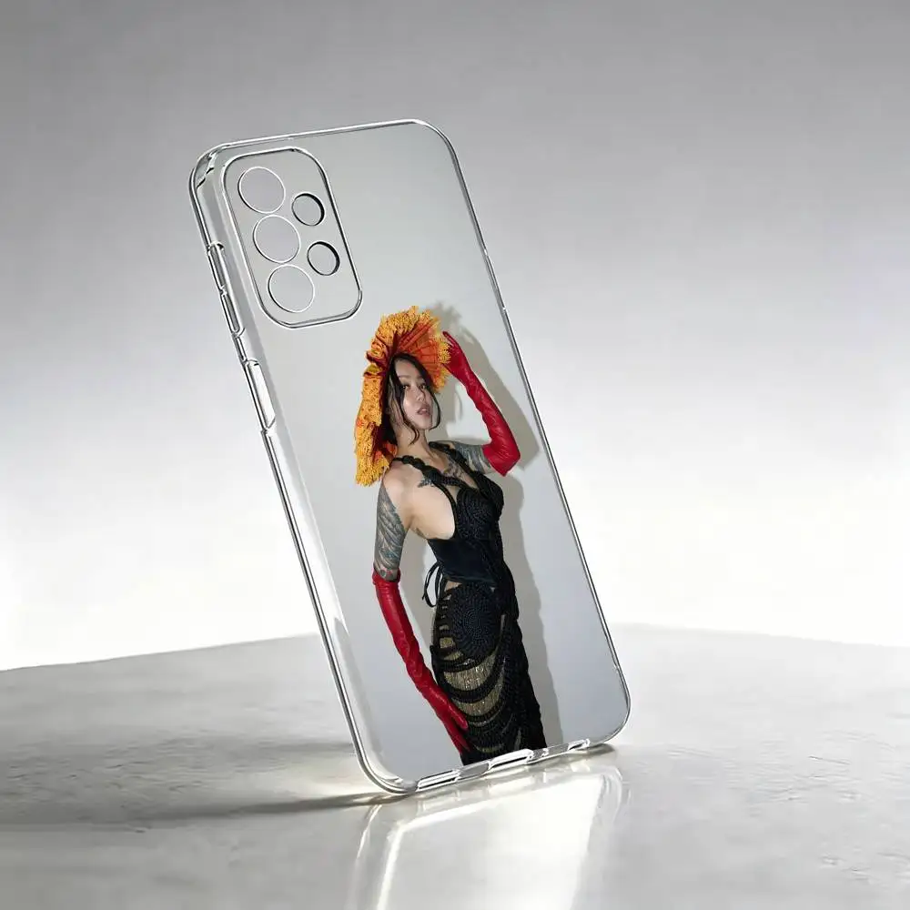 Фото Прозрачный противоударный чехол из ТПУ Dark Pop B-Bella- a p-Poarch-h для Samsung S25, S24, S23, S22, S30, S21, S10, S9, Ultra, Plus №2