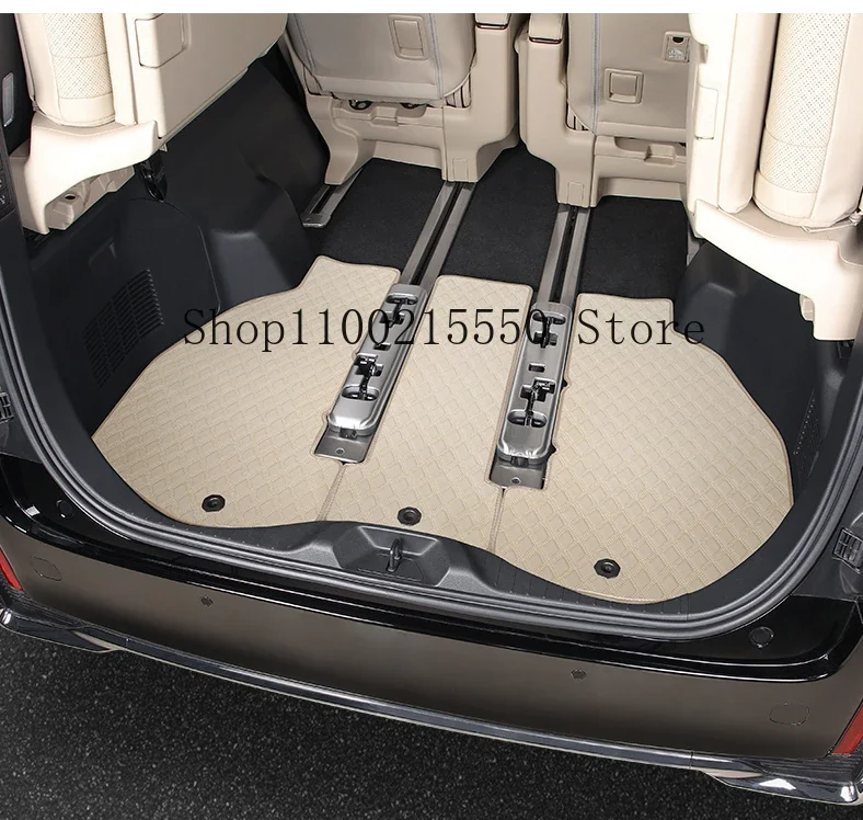 Кожаный коврик для Toyota Alphard Vellfire 40 Series 2024 задний багажник защита от грязи