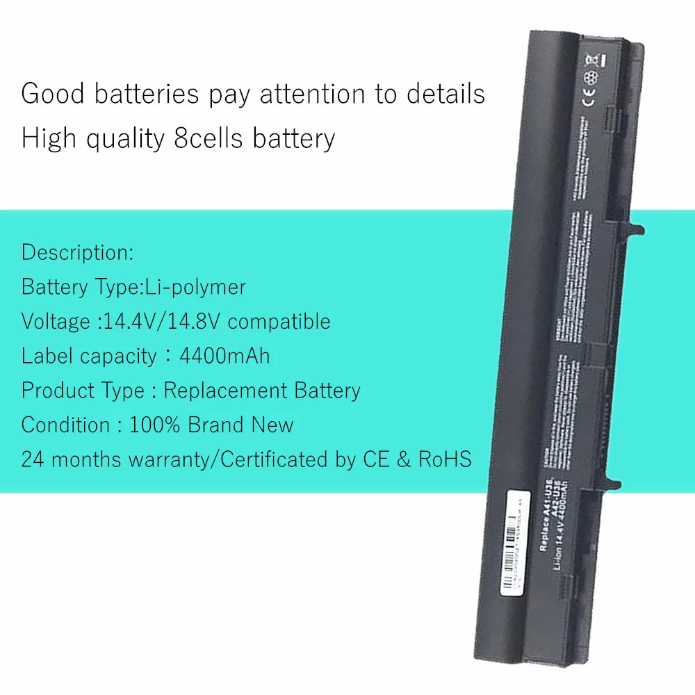 Аккумулятор для ноутбука Asus U32 U32J U32JC U32U U36 U36J U36JC U36S U36SD U36SG A42-U36 A42U36 A41-U36 A41U36 (art.: 3920ccf9fe882) - 3920ccf9fe882