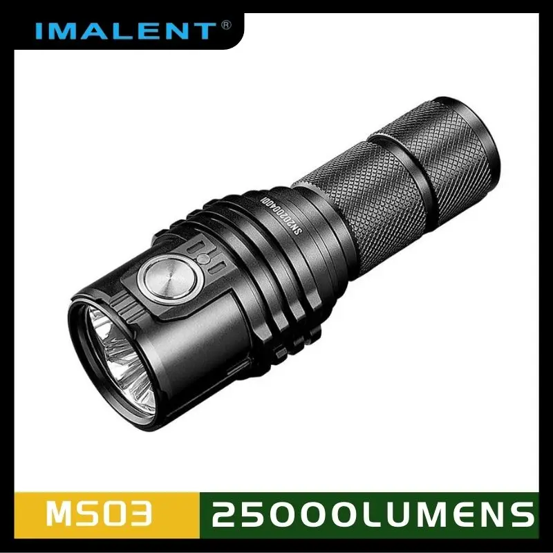 

IMALENT MS03 мини Мощный 13000LMs фонарик перезаряжаемый фонарь Cree XHP70.2 самооборона водонепроницаемый охотничий прожектор