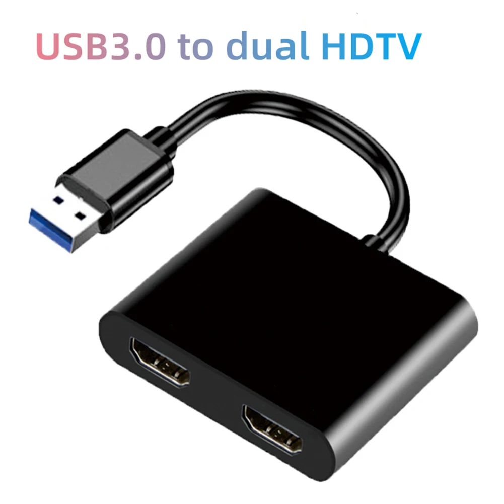 

Док-станция с двумя портами USB C, 4K, HD, HDMI
