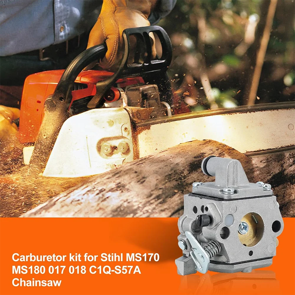 Фото Карбюратор MS170 MS180 для деталей бензопилы Stihl 017 018, заменяет C1Q-S57 C1Q-S57A C1Q-S57B 1130-120-0603 и 1130 124 0800 №2