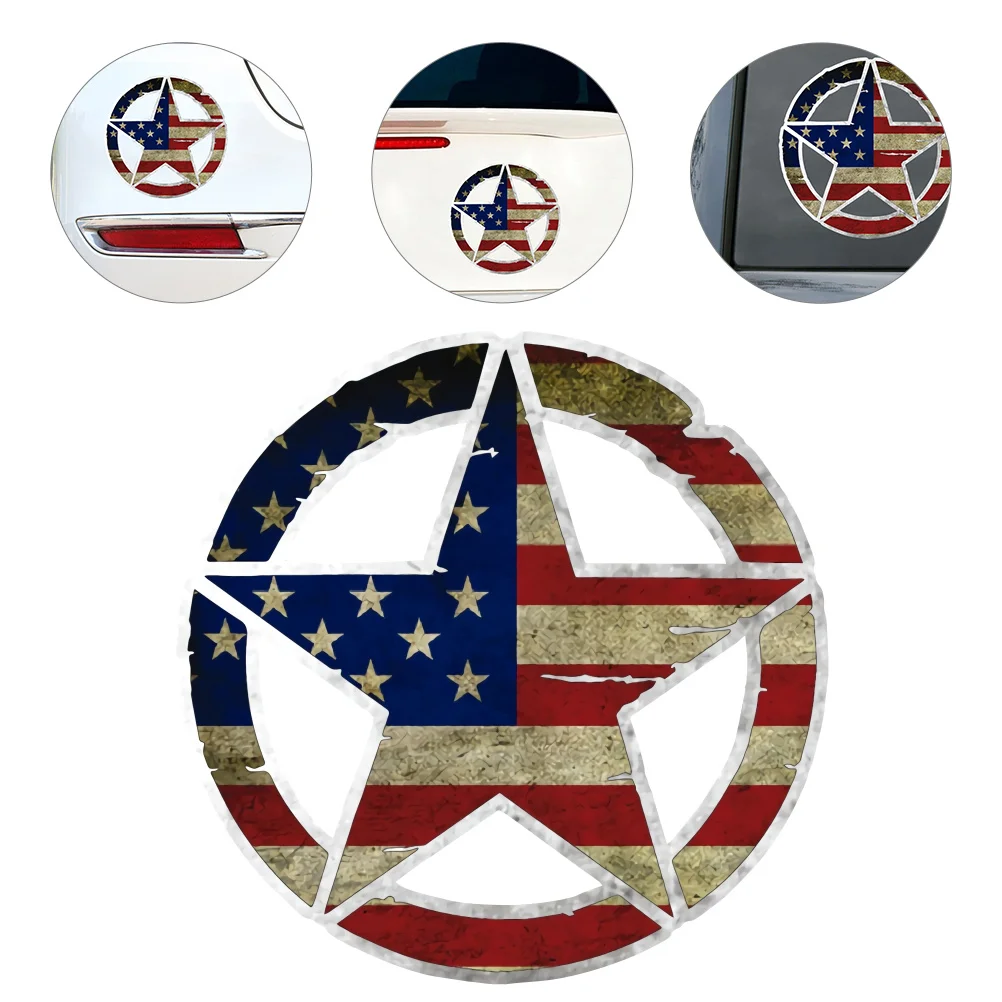 

Car Sticker American Flag Sticker Truck Sticker Automotive Decor Decal