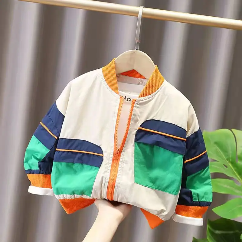 

Kids Boys Jackets Boys Girls Coat New Baby Children's Workwear Jackets Spring and Autumn Clothes