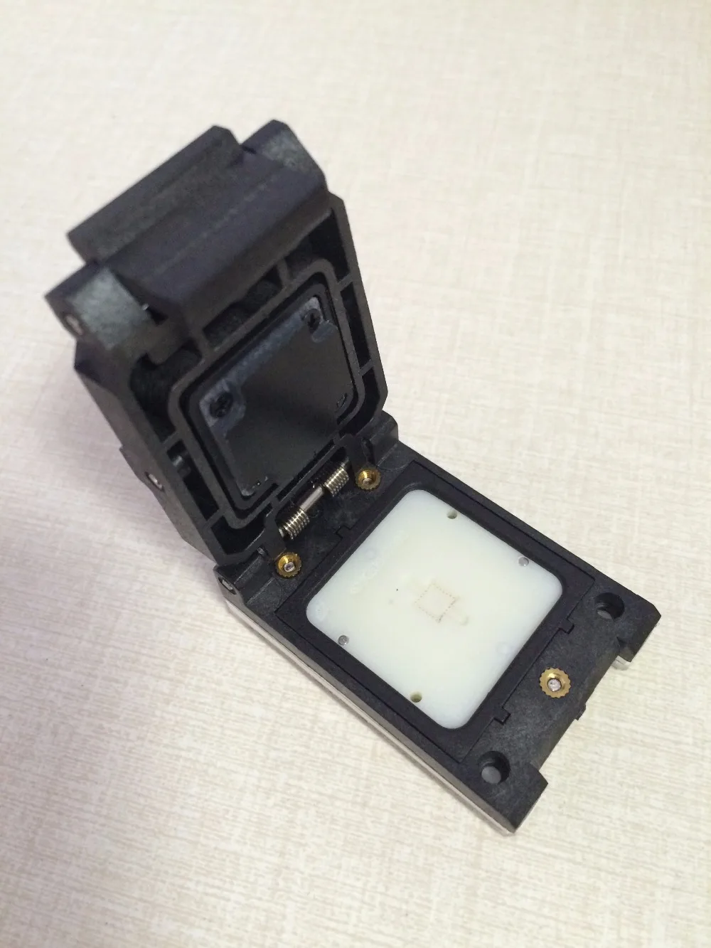 

QFN28 MLF28 WLCSP28 Probe pin test Programming Socket pin Pitch 0.5mm IC Body Size 4x4mm Clamshell Test Socket