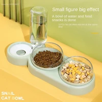 non slip double cat bowl dog with stand pet cat bowl automatic feeder 3 in 1 multifunction pet waterer cats fountain mascotas