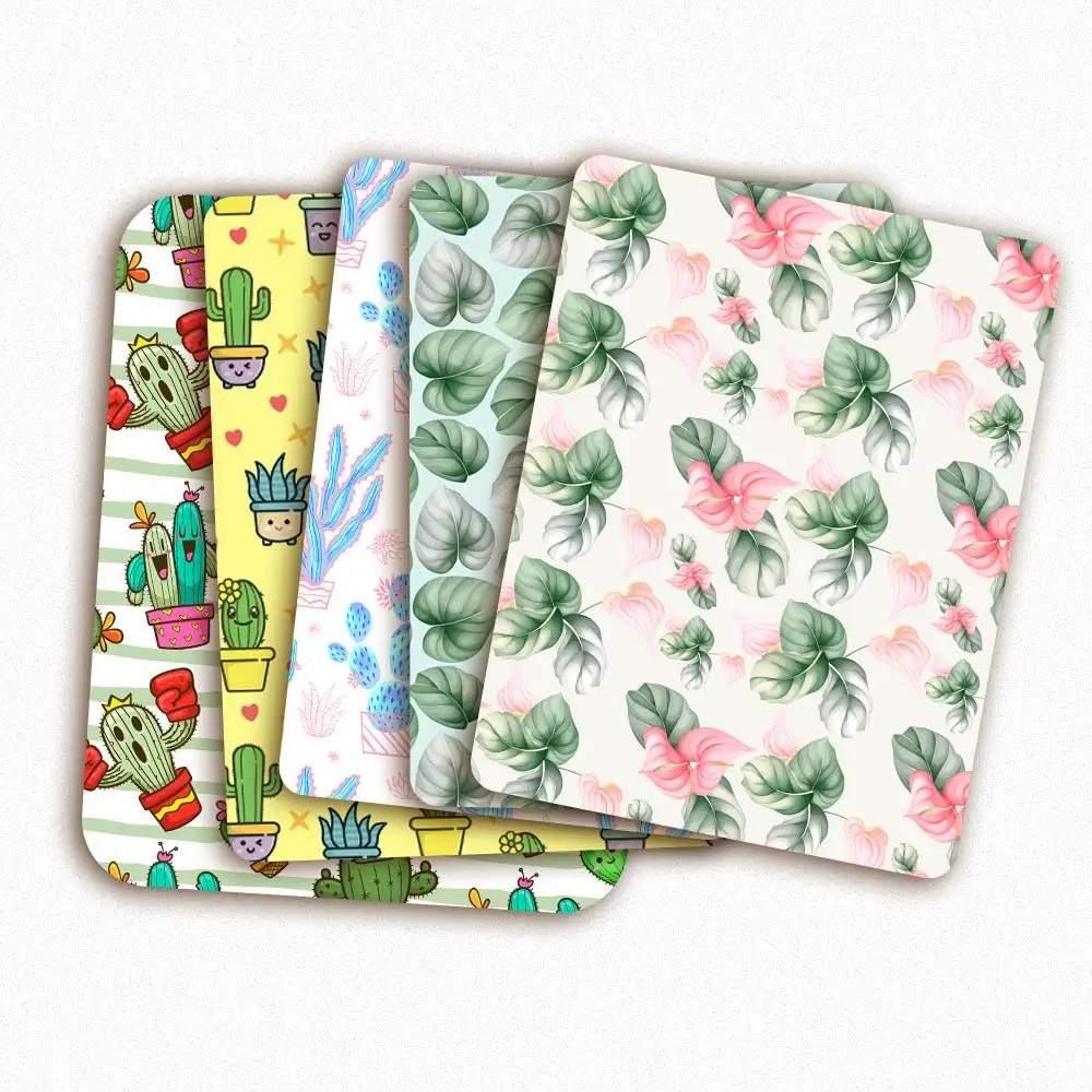 Ткань из полиэстера и хлопка ткань с принтом растений ткани лист тематикой