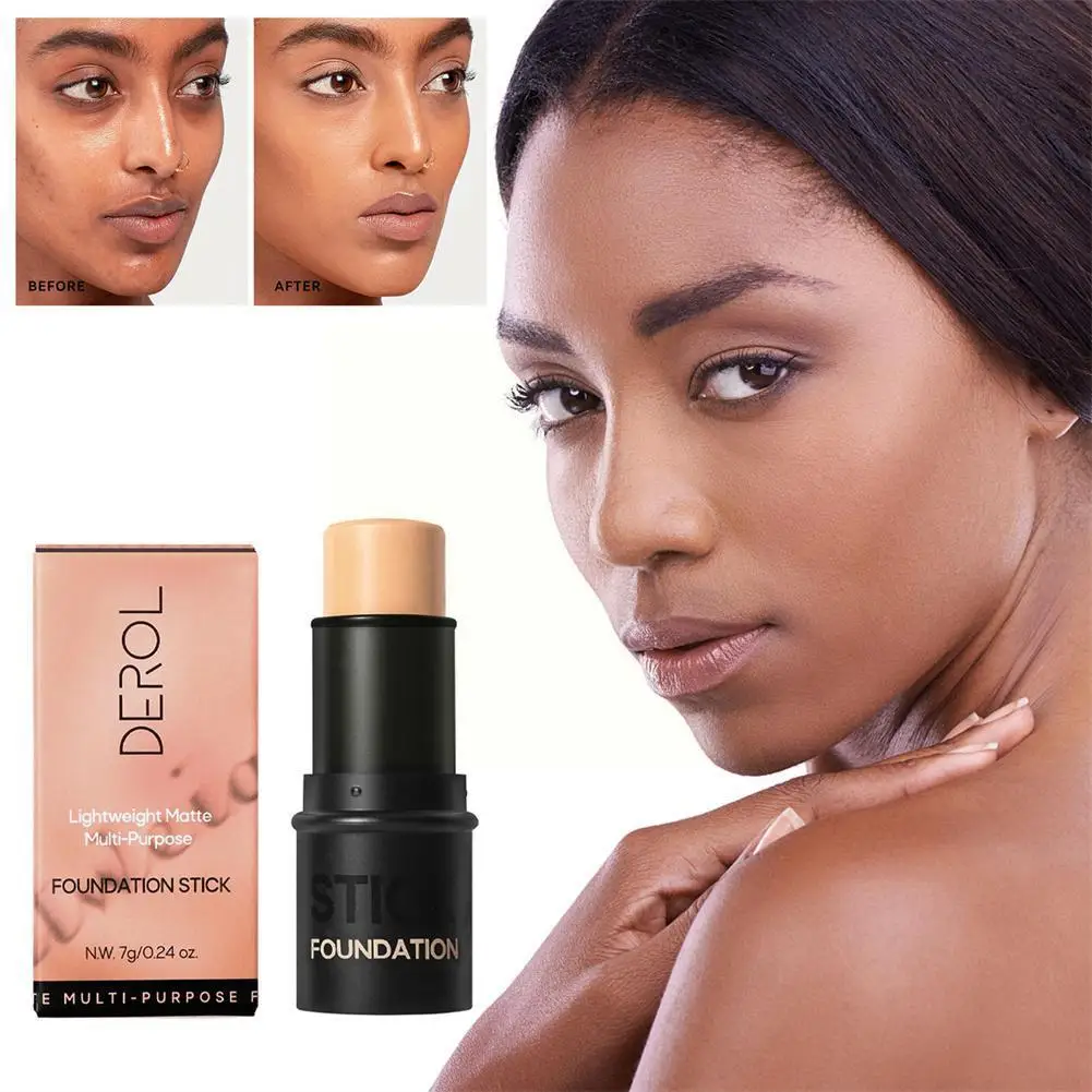 

Concealer Foundation Stick Oil Control Natural Isolation Bb Cream Hydration Liquid Foundation Moisturizing Long-lasting E1R9