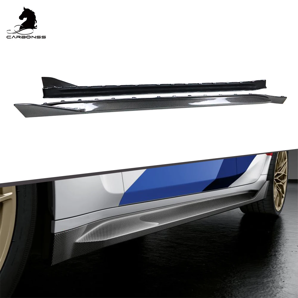 

Dry Carbon MP Type M3 M4 Side Bumper Extension Lips Side Skirts for BMW G80 G82 G83