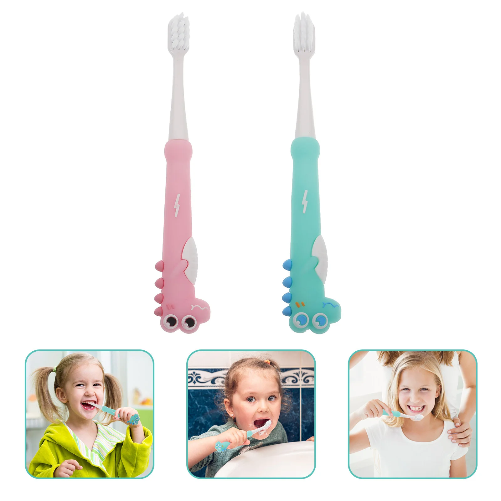 

2 шт., Детские щётки из термопластичного каучука, 16x2,5 см