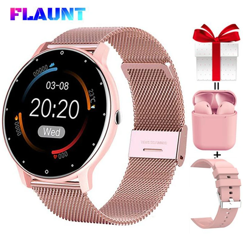 

Smart Watches Women Real-Time Weather Forecast Activity Tracker Watch Whatsapp Notification Reminder IP68 Waterproof Smartwatch