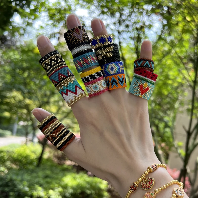 Дизайнерское кольцо Fairywoo Miyuki для женщин, бесплатная доставка, новые кольца оптом