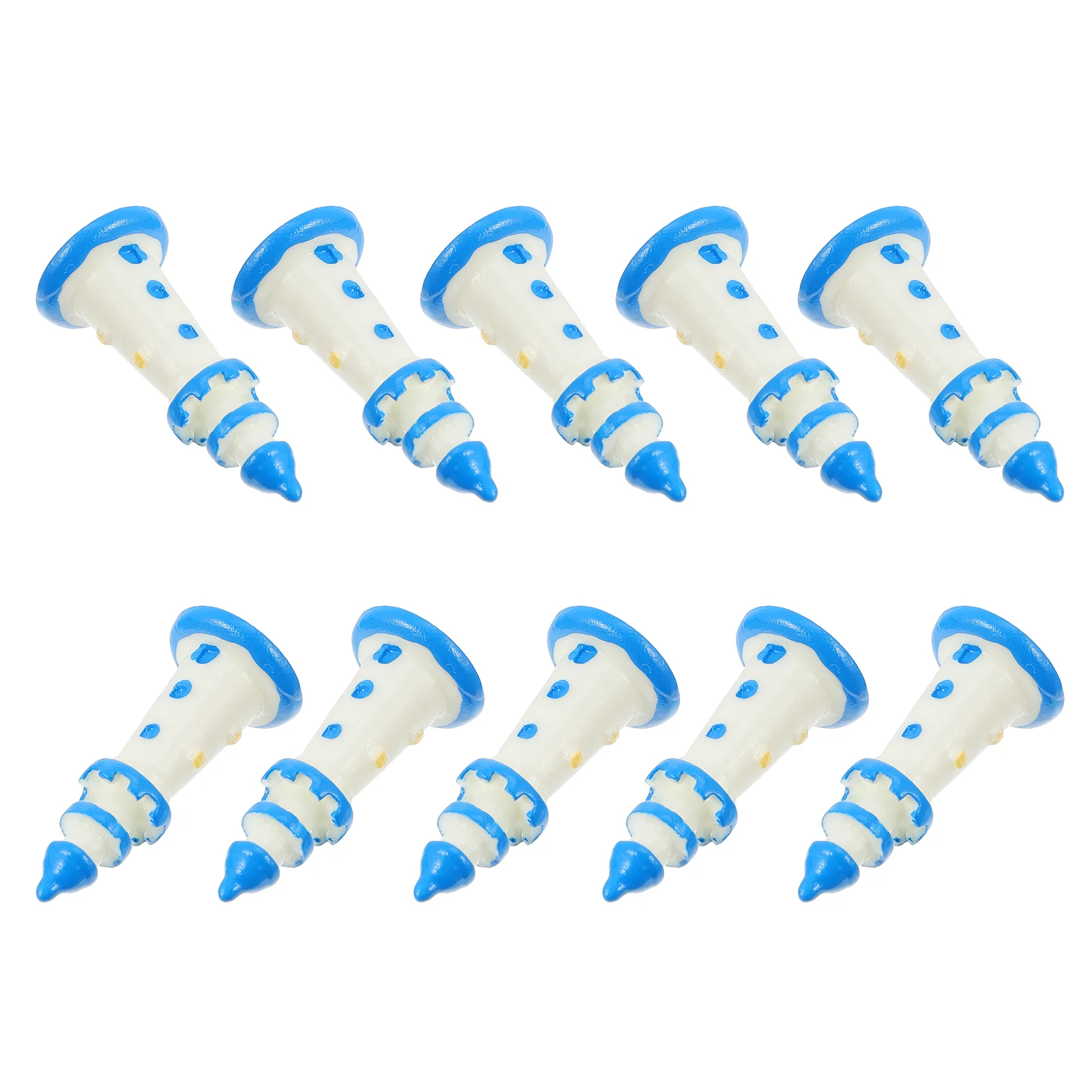 

Lighthouse Resin Decor Craftsornament Nauticalmicrolandscape Supplies Beach Mediterranean Ornaments Figurines Miniature