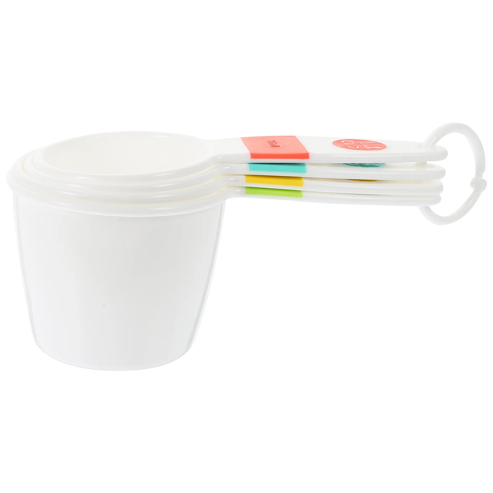 

4Pcs Household Measuring Cups Practical Measure Cups Handheld Measure Cups Anti-slip Measure Cups for Kitchen Cook Home